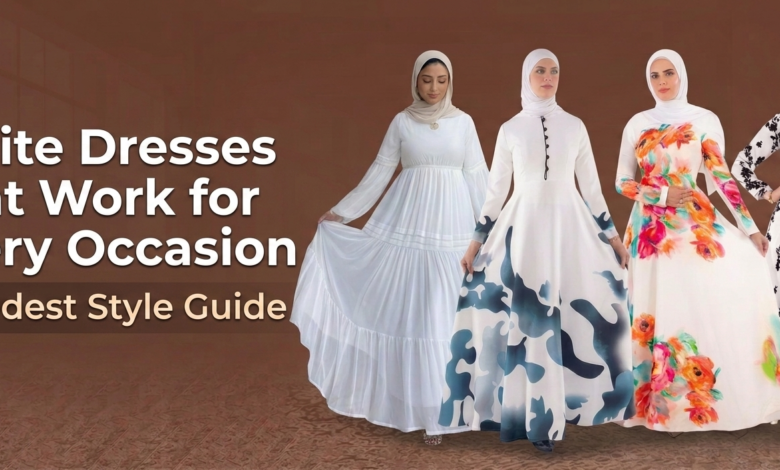 White Dresses That Work for Every Occasion | A Modest Style Guide